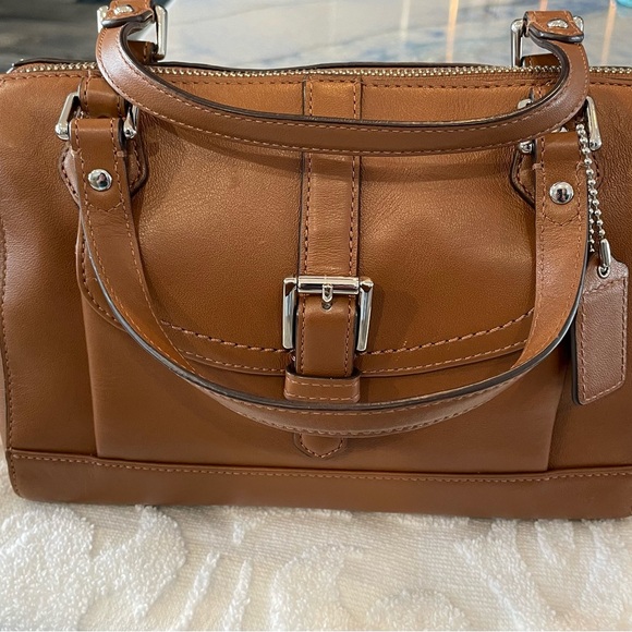 Coach Charlie Jessa Leather Handbag/Satchel